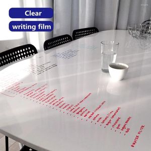 Naklejki okienne Sunice Clear Whiteboard Writing Film Przezroczysty arkusze tablicy kreślarski