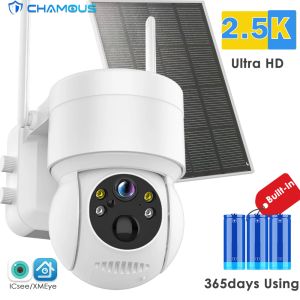 Telecamere 2,5k 4 MP Camera IP WiFi IP esterna Wireless Video Surveillance Security Protection CCTV batteria Icsee Batteria Long Standby Mini Dome