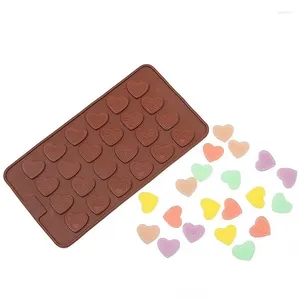 Bakformar 24-även alla typer av kärleksmönster mini mögel hjärtformad choklad mögel mat klass