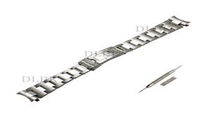 20 mm mellanliggande polering av nya män rostfritt stål länkar ihåliga böjda slutklockband band remma distribution spänne armband för 5120348