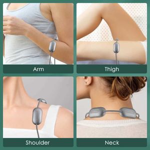 Full Body Massager Neck-type Micro-current Cervical Spine Portable Shoulder and Neck Hot Compress Smart Protection Device 240408