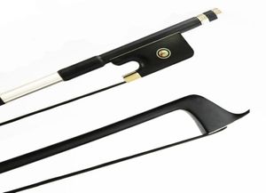 New 44 Size Carbon Fiber Cello Bow Pernambuco Performance Black Horsehair Ebony Frog Round Stick56436624830175