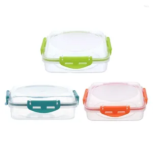 Dinkware 3 pezzi scatole da pranzo box sandwich a microonde e lavastoviglie in lavastoviglie da cucina con snap aggiornati