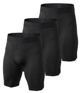 3 pacchi uomini sportivi biancheria intima slip di boxe traspirante per uomini pantaloncini da compressione per ciclismo shorts shorts 6810087