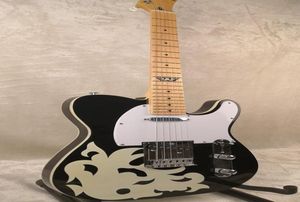 Yeni Elektrikli Gitar Akçaağaç Kıvrılığı Basswood Gövdesi ve Akçaağaç Boyun Ndeluxe Serisi Nashville Elektro Gitar Jennings2582444