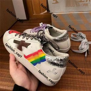 Designer Sneakers Superstar Doold Dirty Sports Shoes Golden Fashion Men Women Ball Star Casual Shoes White Leather Flat Shoe Quality Luxury Ggbds Ggdbs Sneakers 767