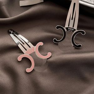 Braid Headband Hairstyle Hair Clips Barrettes Simple Luxury Style BB Hair Clips High Quality French 925 Silver Designer Hairpins Romantic Gi