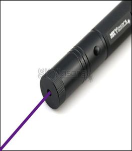 PS3A Регулируемая фокус 405NM Purple Laser Pointer Pen Visible Beam Lazer8984141