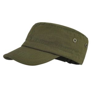 Стингевые шляпы Brim Botvela Mens Cotton Cadet Army Caps военный стиль.