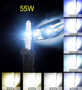 H1 H3 H7 H8 H9 H11 H10 HID XENON LAMP -strålkastarlampor Vit ersättning 6000K 12V 55W Fog Light Car Light Source Auto9287779