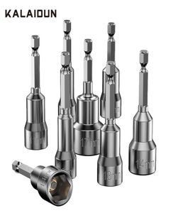 Electric Power Magnetic Screwdriver Set Length Extra Deep Bolt Nut Bit Metric 14quot Hex Shank Impact Socket Adapter Hand Tools3990530