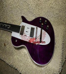 Yeni Purple 1960 Gitar Özel Mağazası Elektro Gitar Ebony Klavye Vos Gitar Satış 3769205