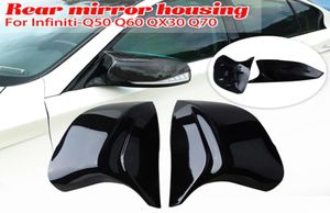 Wing Side Mirror Cover Rearview Mirror Cap Fit For Infiniti QX30 Q50S Q50 Q60 Q70 Biltillbehör Modifierade PART4925612