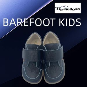 Tipsar barn småbarn baby äkta läder barfota sko pojke och flickor sneaker barn kausala bredare tår lätta vikt vikt 240326