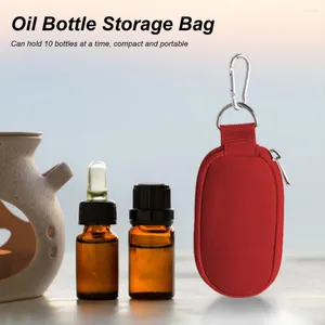 Förvaringspåsar Praktisk påse Drop Protection Space Saving Reusable 10 rutnät Essential Oil Bottle Travel Carrying Bag
