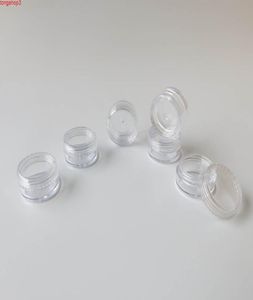 12PCS 5GスモールミニPSプラスチッククリア空の詰め替え可能なボトル化粧品ジャーメイクアップクリームコンテナセラムシロップJARHIGH QUALTITY9343204