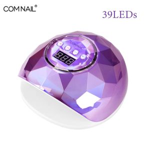 Vestidos coloridos lâmpada de unha led f6 com 39 leds lâmpada para manicure aparelho de unha lâmpada de lâmpada automática de manicure