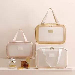 Сумки для хранения модные сумки портативный водонепроницаемый макияж организуйте мешочек с большой емкость