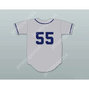 Gdsir White 55 Danny McBride Kenny Powers Seattle Baseball Jersey Eastbound Ed