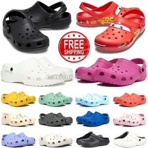 Mais vendidos Sapatos de crocodilo de pêlo de fivela de fivela de fivela sandálias Sandálias clássicas homens mulheres triplas brancas preto azul verde rosa vermelho grátis