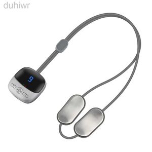 Helkroppsmassager Portable Electric Neck Massager TENS EMS DUBBEL PULSE HOT COMPRESS SMART SHOULD NECK DRECHT Ryggradsmärtorverktyg Hälsovård 240407