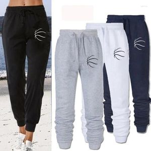 Calças masculinas Moda da primavera Feminina calça estampada longa unissex senhoras casuais calças esportes macios jogging feminino