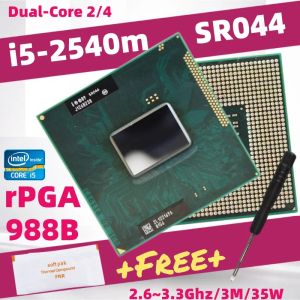 PADS CORE I5 2540M 2520M 2410M 2430MデュアルコアラップトップCPUソケットG2 PGA988B HM65 HM67 QM67プロセッサ