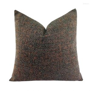 Kudde Hinyeatex Contemporary Solid Brown Case Texture Decorative Soffa Soft Cover 45x45cm 1 Piece Pack