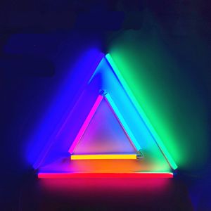 T5 Square LED Tubes Color Light 30cm 1ft 5W Integrated AC180-260V Aluminum Full PC Lamp Red Green Blue Yellow High Brightness Fluroscent Blubs Direct Sale from Factory