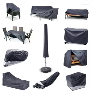 Sandalye, üst su geçirmez dış mekan mobilya kapağı UV geçirmez yağmur geçirmez masa ve kanepe özelleştirilmiş