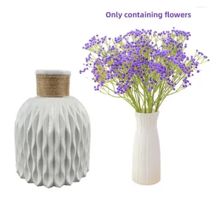 Fiori decorativi gypsophila decorazione domestica corda semplice fiore secco prodotti per la casa vaso di plastica aromati di sapore artistico