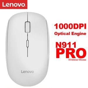 ヒンジLenovo N911 Proワイヤレスサイレントマウス2.4 GHz 1000DPIオペティカルエンジンマウス用ラップトップコンピューターWindows 10 8 7