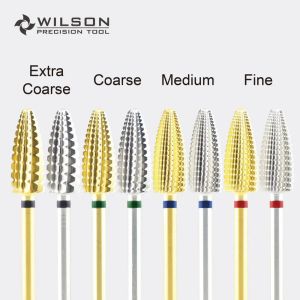 Bits WILSON Typhoon Bit Fastest Remove Acrylics&Gels One directiona Carbide Nail Drill Bit