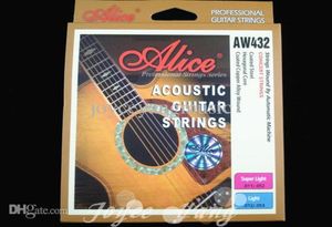 Alice AW432L Colorful Ballend Acoustic Guitar Strings Plated Steel 1st6th Strings helheter1858682