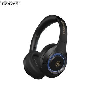 Cell Phone Earphones Wireless Bluetooth Headphone with Noise Cancellation HiFi Stereo Sound Mic Deep Bass Over Ear Headset for PC Game Travel Class Y240407