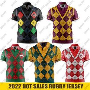 Australia Golf Men039s Shortsleeved Tshirt Polo Shirt Brisbane Broncos Golf Odzież Penrith Panthers Summer New Style2773153