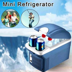 Freezer 8L Portable 12V Auto Freezer Refrigerante di riscaldamento esterno Y240407