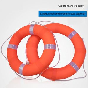 Oxford Foam Life Buoy for Adult Water Rescue High Quality Orange Ring Anti Drowning Womens and Mens 240403