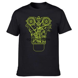 Herren-T-Shirts Lustige Mechaniker Werkzeug Garage Kolben T-Shirts Grafik Baumwolle Streetwear Kurzärmel Geburtstagsgeschenke Sommer T-Shirt Herren Kleidung H240407