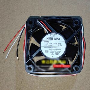 Free shipping new NMB 6025 24V 0.10A 2410RL-05W-S49 60 * 60 * 25mm 6cm 2-wire cooling fan