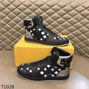 15A 2024 new printing lace-up high-value version of rubber outsole leather material padded insole pants for men and women shoes.