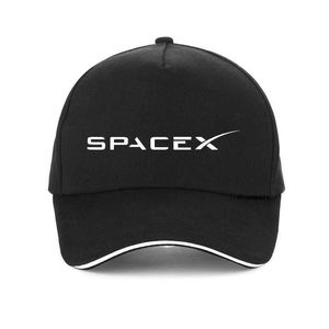 Boll Caps SpaceX Space X Hat Mens 100% Cotton Car Baseball Unisex Hip Hop Justerable Button Q240403