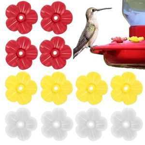 Altre forniture per uccelli Porte di alimentazione Sostituzione 30pcs Hummingbird Feers Flowers Bere Contenitore