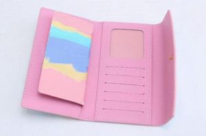 Moda 2pcsset portfel długie damskie portfele torebki mody ręczne torby sprzęgła kobiet wzór skórzany portfel paszportowy uchwyt karty BA4086735