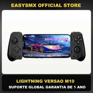 게임 컨트롤러 조이스틱 Easysmx M10 모바일 게임 보드 컨트롤러는 iPhone (Lightning) 아케이드 클라우드 게임 Xbox 게임 패스 Stadia Xcloud Q240407에 적합합니다.