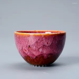 Copas de copos Kiln Mudar Tea Bowl Cup único Tianmu Jianzhan Home Upscale