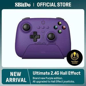 Game Controllers Joysticks 8BitDo - New Flagship 2.4G Wireless Hall Effect Joystick Update PC Game Controller Windows Steam Deck Android and iPhone Q240407