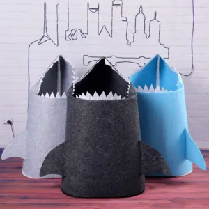 Cestas de cestas de bebê cesto de lavanderia fofa de tubarão dobrável armazenamento de brinquedos piquenique para piquenique para roupas de cesto de cesto de cesto de cartoon