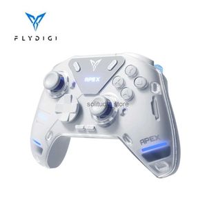 Oyun Denetleyicileri Joysticks Flydigi Apex 4 Oyun Denetleyicisi Kablosuz Elite Güç Geri Bildirim Tetikleyici PC Palworld/Switch/Mobile/TV Kutusu Gamboard Q240407