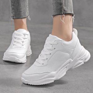 Schuhe warme Plüsch Frauen Running Schuhe Plattform Frauen vulkanisierte Schuhe Leder Frauen Sneaker Outdoor nicht überrutschen Tennis kostenlos Versand